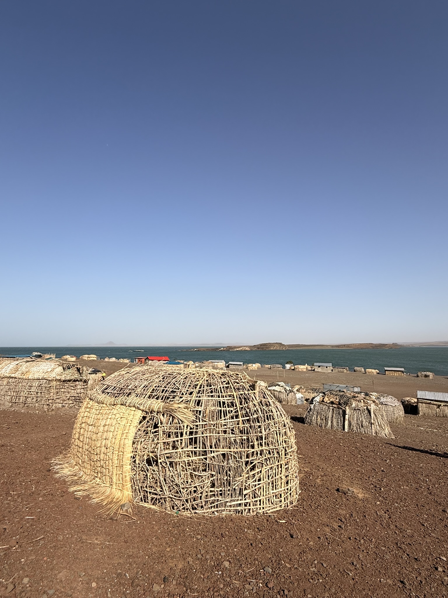 Villaggio El Molo sul lago Turkana